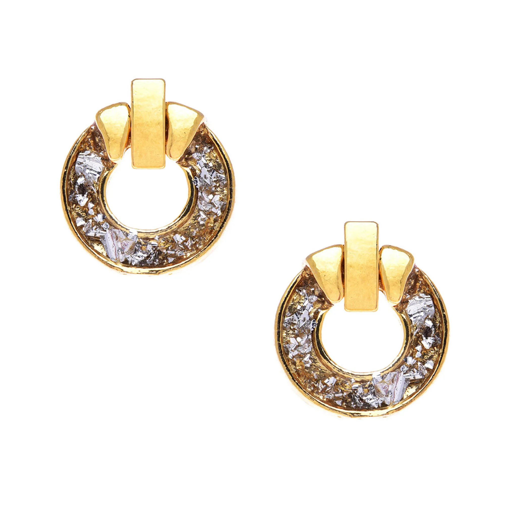 Pendientes Clave Oro y Plata