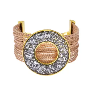 Brazalete Calliope Oro y Plata