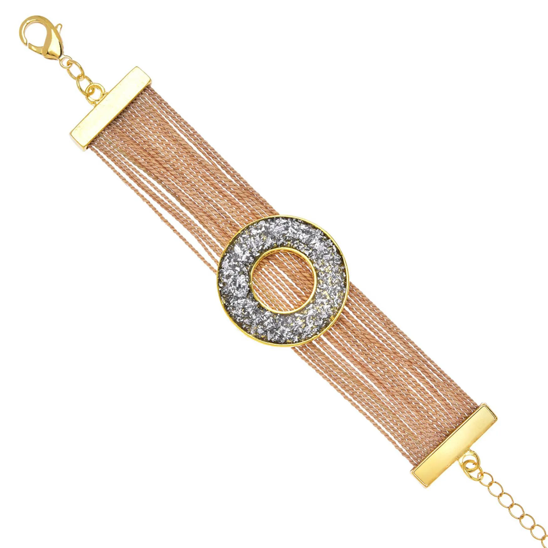 Brazalete Calliope Oro y Plata - Imagen 2