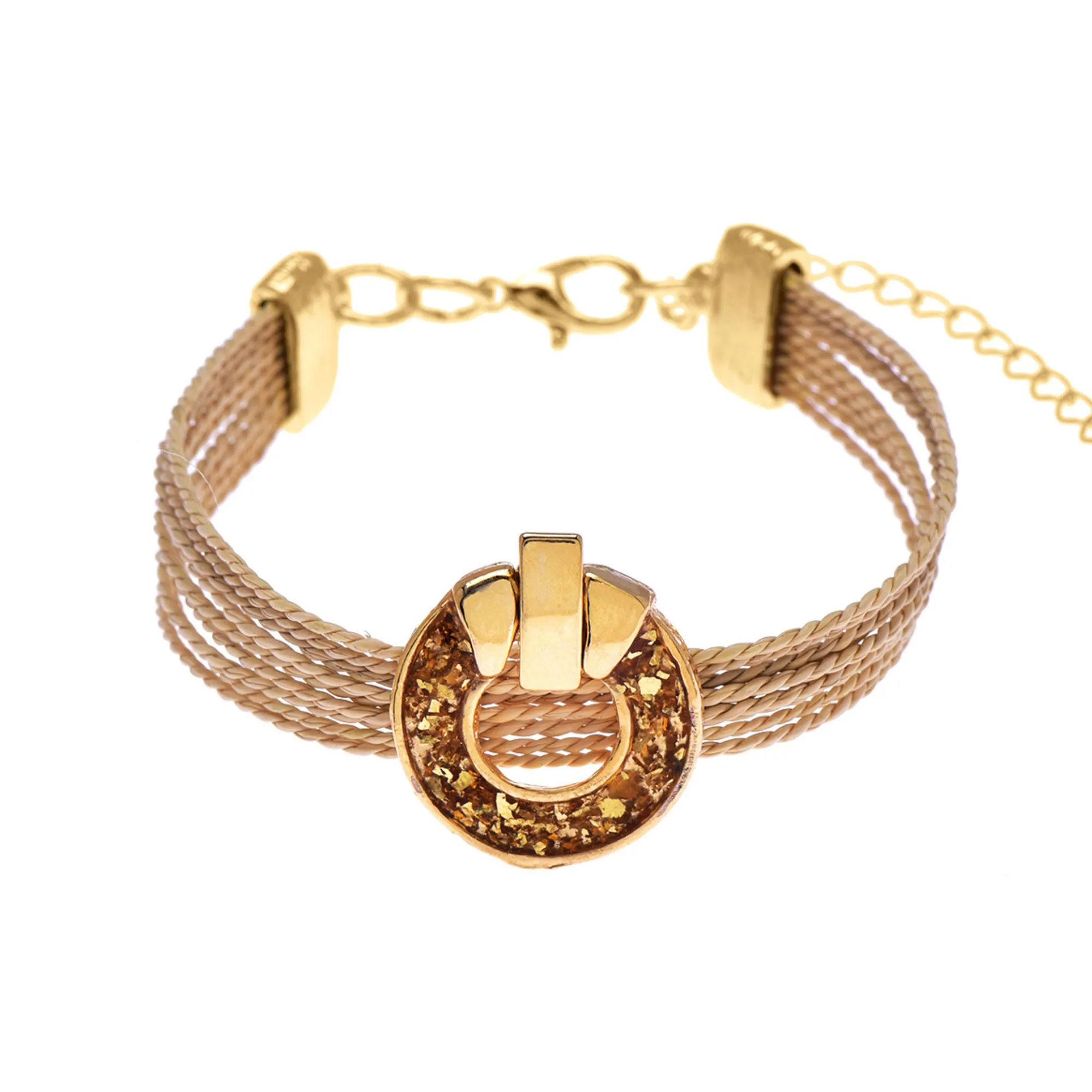 Brazalete Clave Solo Oro