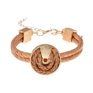 Pulsera Oro y cuerda