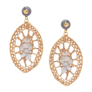 Pendientes Paraíba Blancos